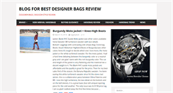 Desktop Screenshot of bestbagsreview.com