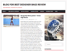 Tablet Screenshot of bestbagsreview.com